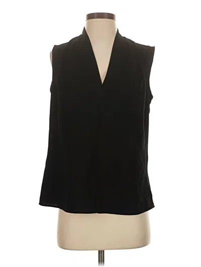 Pre-owned Halara Sleeveless Blouse In Black