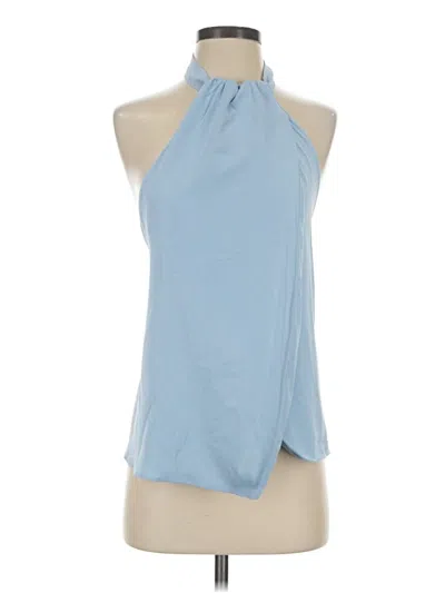 Pre-owned Halara Sleeveless Blouse In Blue