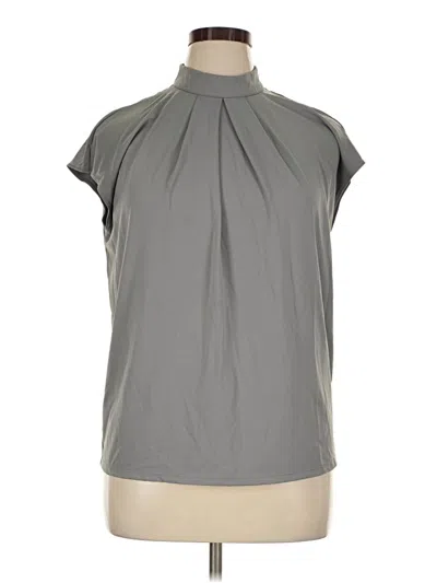 Pre-owned Halara Sleeveless Blouse In Gray