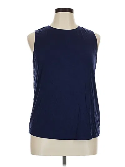 Pre-owned Halara Sleeveless T-shirt In Blue