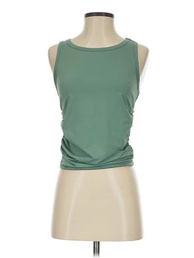 Pre-owned Halara Sleeveless T-shirt In Green