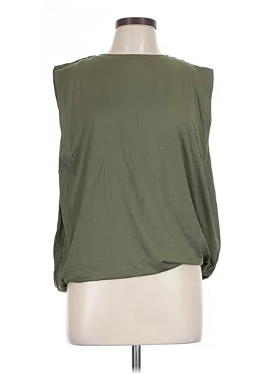 Pre-owned Halara Sleeveless T-shirt In Green