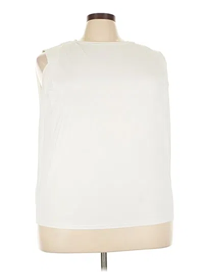 Pre-owned Halara Sleeveless T-shirt In Ivory