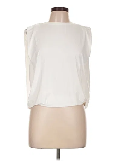 Pre-owned Halara Sleeveless T-shirt In Ivory