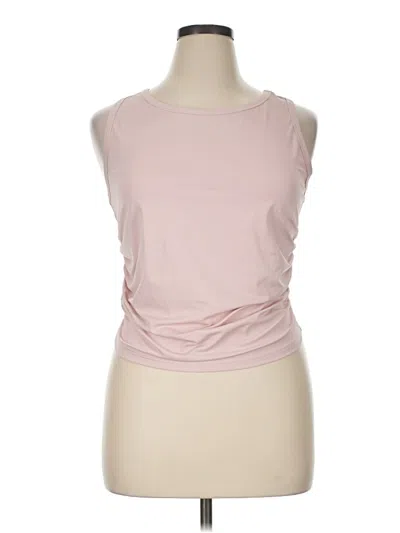 Pre-owned Halara Sleeveless T-shirt In Pink