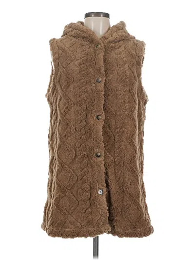 Pre-owned Halara Sweater Vest In Brown