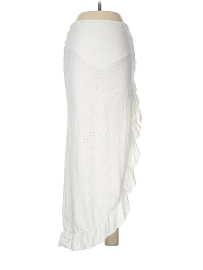 Pre-owned Halara Swimsuit Cover Up In White