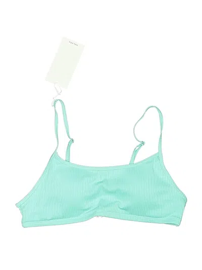 Halara Swimsuit Top Green Swimwear In Blue