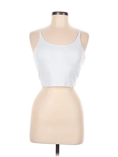 Pre-owned Halara Tank Top White Halter Neckline Tops