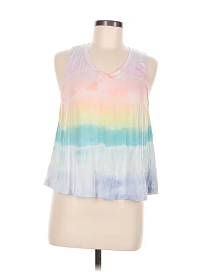 Pre-owned Halara Tank Top White Halter Neckline Tops