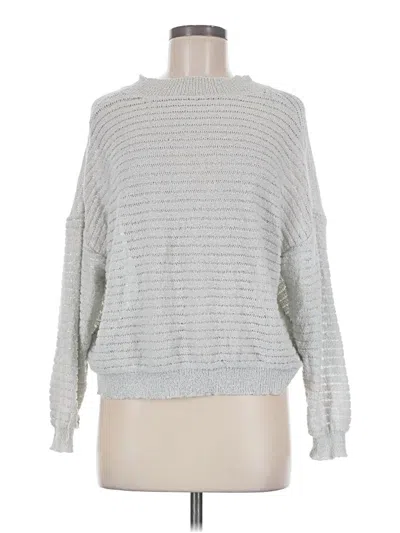 Pre-owned Halara Turtleneck Sweater In Silver