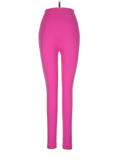 Pre-owned Halara Yoga Pants In Pink