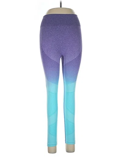 Pre-owned Halara Yoga Pants In Purple