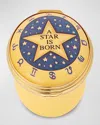 Halcyon Days A Star Is Born Enamel Box In Multi