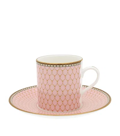 Halcyon Days Antler Trellis Coffee Cup And Saucer