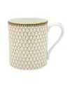 Halcyon Days Antler Trellis Mug In Ivory