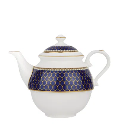Halcyon Days Antler Trellis Tea For One In Blue