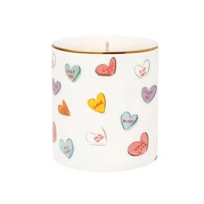 Halcyon Days Candles Plant / Floral Scented Jar Candle With Ceramic Holder In Blue;white;red;orange;pink