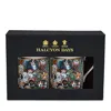 Halcyon Days Dogs Leave Pawprints Mugs, Set Of 2 In Multi