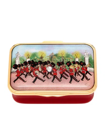 Halcyon Days Enamel Marching Down The Mall Box