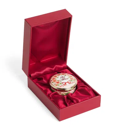Halcyon Days Enamel Valentine's Day Box