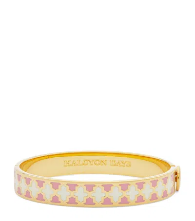 Halcyon Days Gold-plated Agama Bangle