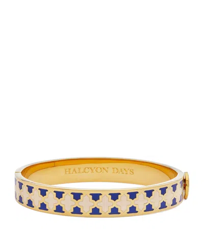 Halcyon Days Gold-plated Agama Bangle