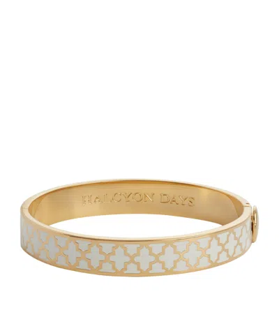 Halcyon Days Gold-plated Agama Bangle