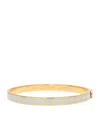 Halcyon Days Gold-plated Bee Bangle In Blue