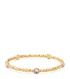 Halcyon Days Gold-plated Cabochon Bangle In Gold