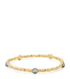 Halcyon Days Gold-plated Cabochon Bangle