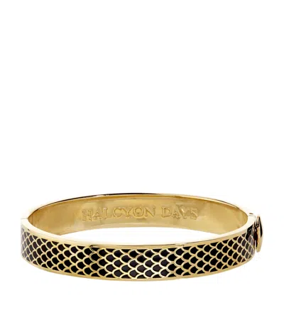Halcyon Days Gold-plated Salamander Bangle