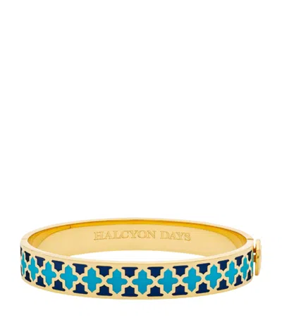 Halcyon Days Gold-plated Agama Bangle