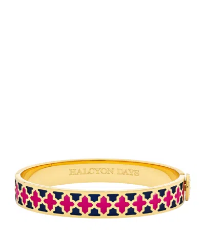 Halcyon Days Gold-plated Agama Bangle