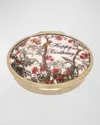 Halcyon Days Happy Birthday Enamel Box In Multi