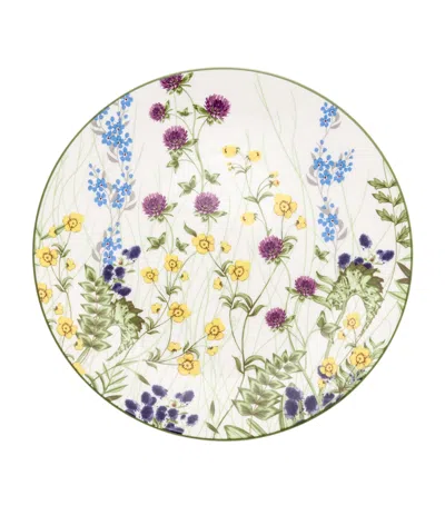 Halcyon Days Highgrove Wildflower Plate In Multi