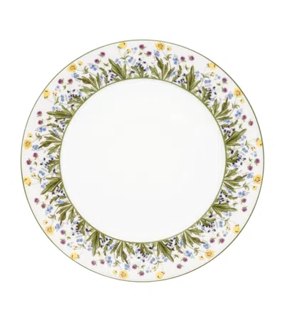 Halcyon Days Highgrove Wildflower Side Plate In White