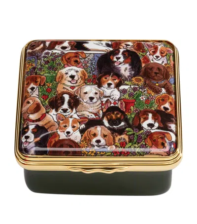 Halcyon Days Message Pawprints Trinket Box