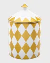 Halcyon Days Parterre Jasmine Lidded Candle In Gold