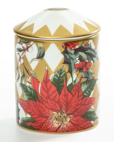 Halcyon Days Parterre With Poinsettia Reed Diffuser In Multi
