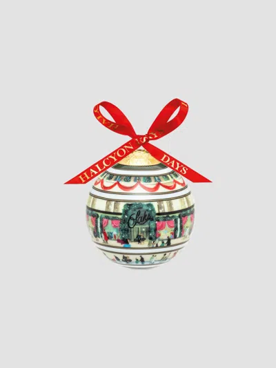 Halcyon Days Saks Fifth Avenue Holiday Shopping Ornament In Multi