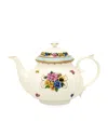 Halcyon Days Shell Garden Blue Teapot