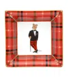 Halcyon Days Hal The Bear Square Tray In Multi