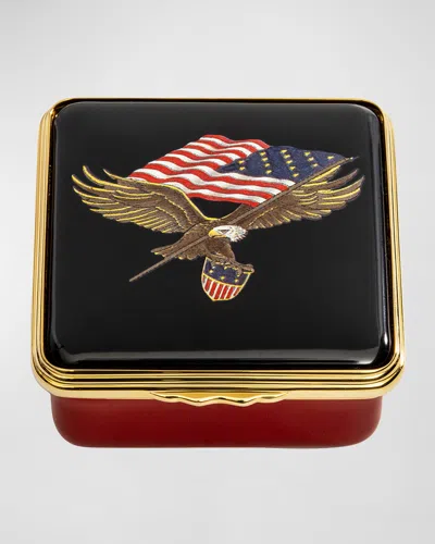 Halcyon Days Star-spangled Banner Box In Multi