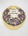 Halcyon Days When I Count My Blessings Enamel Box In Multi