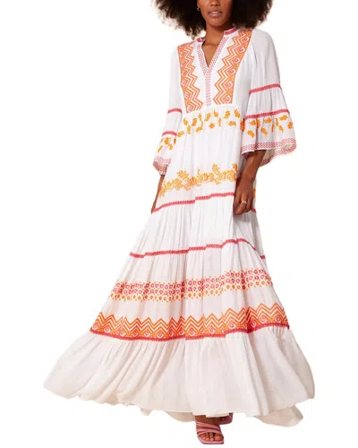 Hale Bob 3/4 Sleeve Maxi Dress