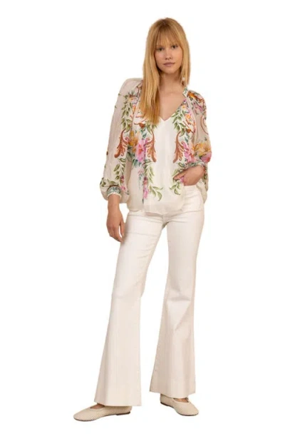 Hale Bob Aarna Chiffon Top In Animal Print