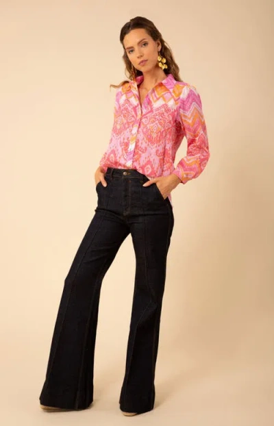 Hale Bob Adelyn Linen Top