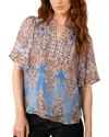 Hale Bob Adriana Silk-blend Blouse