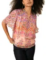 Hale Bob Adriana Silk-blend Blouse